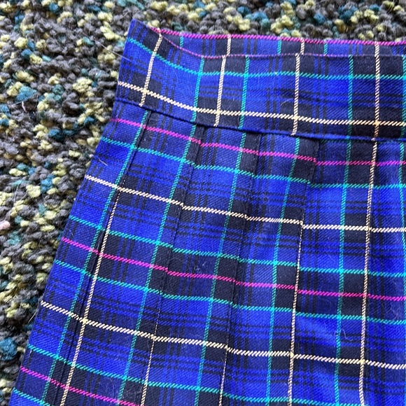 Vintage Editions Lifestyle Plaid Pleated Schoolgirl / Tennis Skirt - Picture 2 of 4